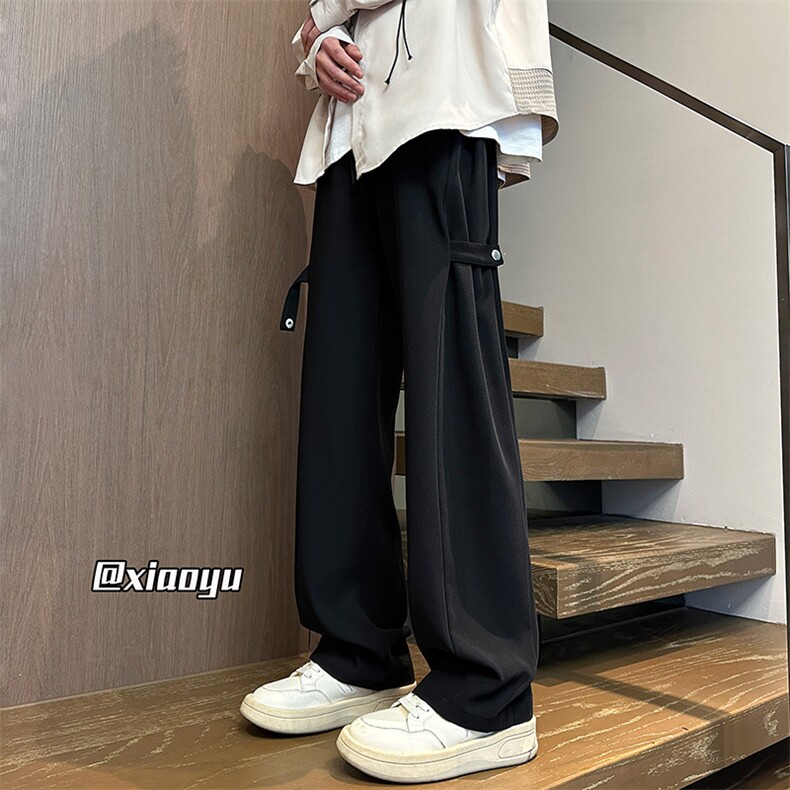 XZ616春季新款设计款冰丝垂感休闲裤TY2430P55控68,男装休闲裤,星座512A（原616）
