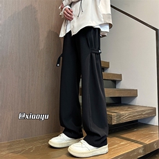 XZ616春季新款设计款冰丝垂感休闲裤TY2430P55控68，男装休闲裤，星座512A（原616）