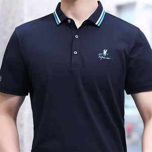 纯色短袖t恤男Polo衫2024新款翻领上衣服高端夏季装体桖P54图片