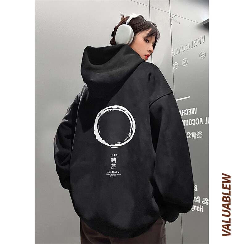 ！麂皮绒连帽卫衣 直播品质重磅400克时差印花JL7017-P45控78图片