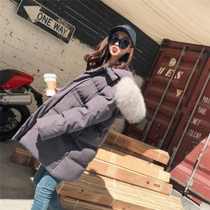 现货 2020冬装毛领棉衣8148A-M510 短图片