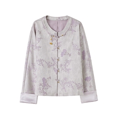 中式2026年春季刺绣宽松休闲短外套，女装短外套，靓衣阁