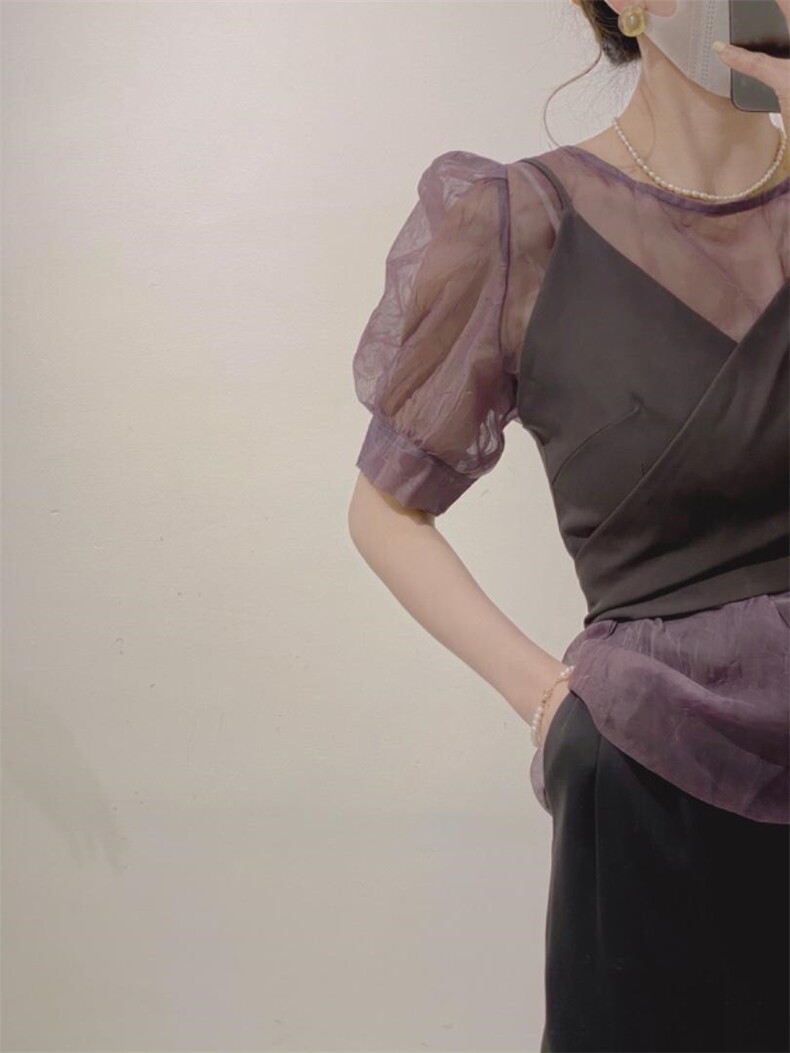 韩系两件套小衫，其它，驿谷