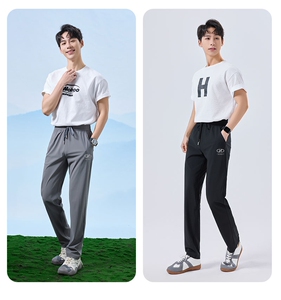 男女同款冰丝速干裤时尚百搭图片