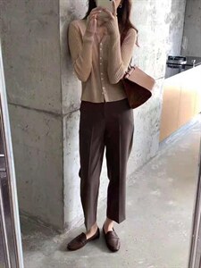 〖现货〗 秋冬新款韩版西装裤图片