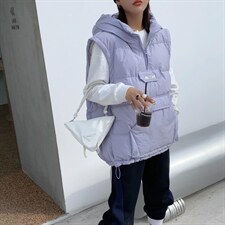 羽绒马甲现货，女装马甲，DTU（大图）