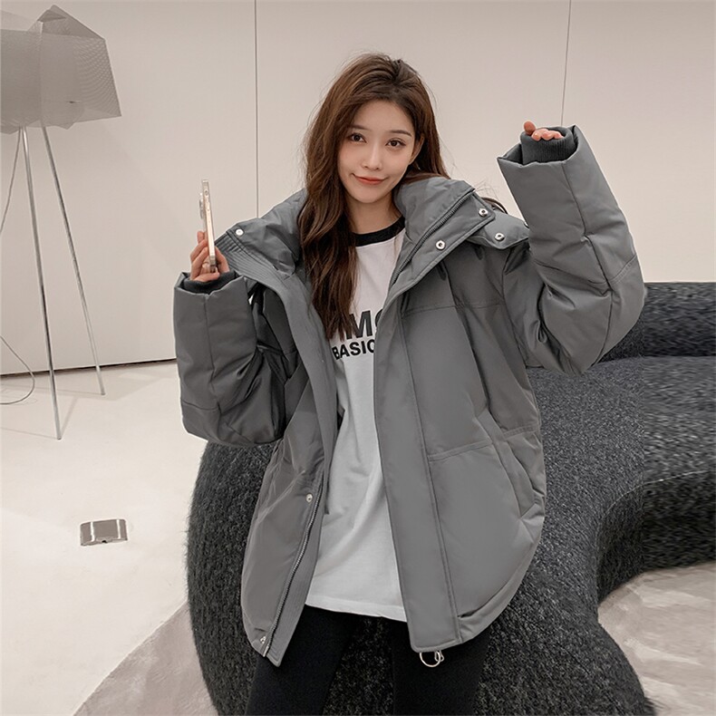 主推韩版羽绒服男士短款男女同款中青年创意加厚羽绒外套，男装羽绒服，钱塘723