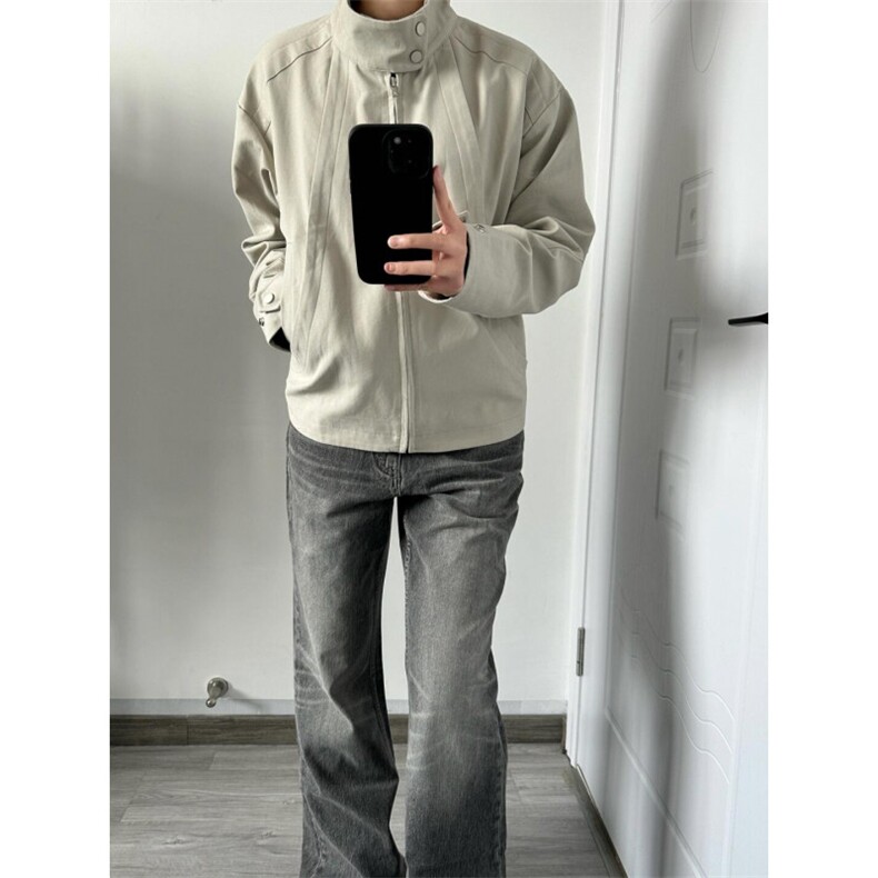 【有货】cleanfit高级感玉米格外套底特律工装夹克8252LL-特P65,男装夹克,星座1007（原301D）