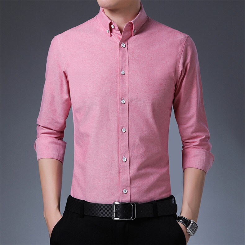 DN9316男式服装秋新款衬衫男长袖翻领休闲四季可穿衬衣P68,男装衬衫,电商B360