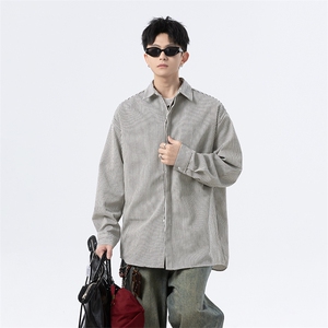 条纹长袖衬衫男 xh102-特p：40图片