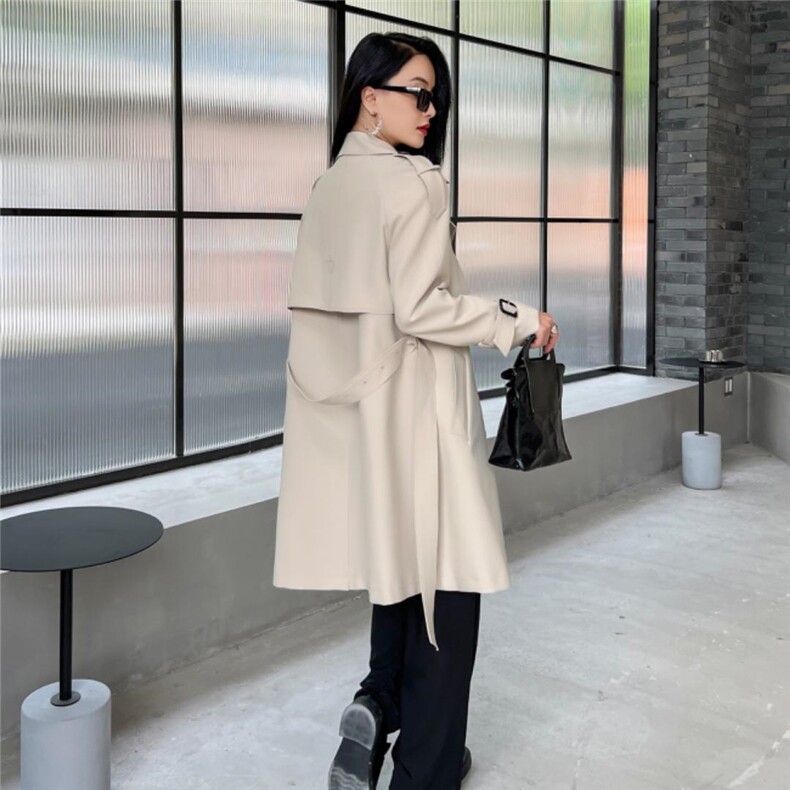 风衣外套，女装风衣，MZ 慕姿