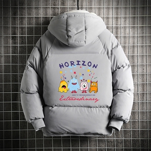 控128加绒面包服男大码羊羔毛棉衣男MY16355-P100图片