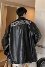 2026港风工装皮衣中性休闲宽松潮流大码M-5XL夹克JK7757P90控128，男装夹克，星座227-7