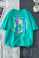 T恤潮流圆领男港风印花2024新款场景平铺衫时尚DS-B299-ZY1143P25，男装T恤，电商A061-1