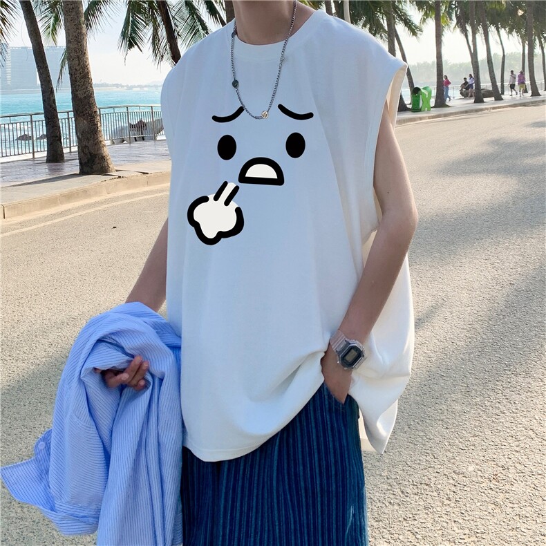 量大图低自动【有货】纯棉背心HD019-1-BX25105-P20，男装背心/马甲，电商019-1