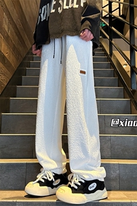 XZ616 春季新款设计肌理感褶皱休闲裤长裤 TY2428 P55控68图片