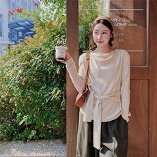 【新款】2C137-8283-P185-K298杏色针织军绿裤子套装，女装套装/套裙，2C137