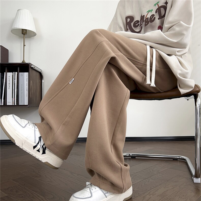 出货款华棉卫裤男宽松拖地裤D329-QM630-特P40-控69，男装休闲裤，电商D329