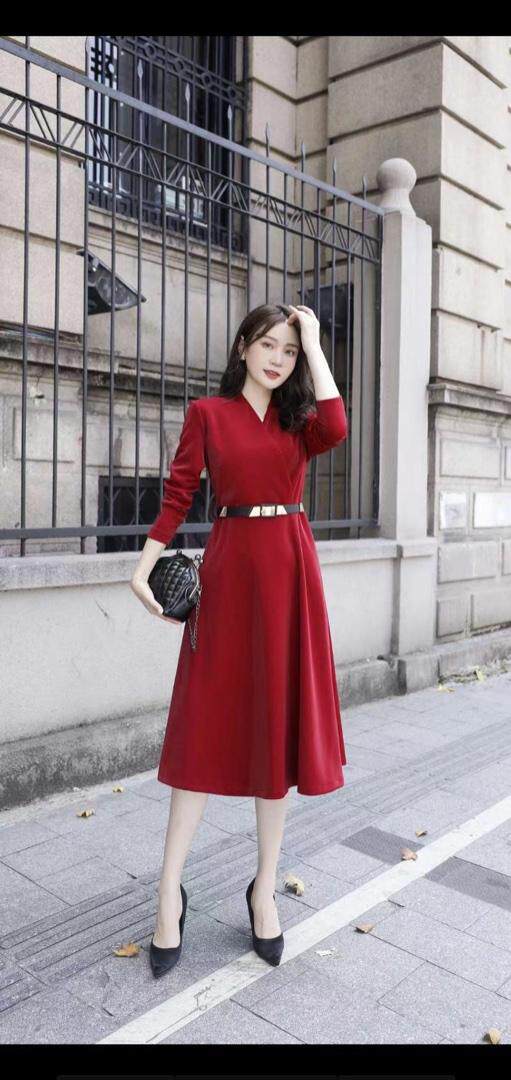 气质连衣裙，女装连衣裙，蓝芝衣秀