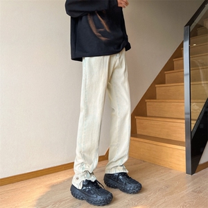 美式高街个性牛仔裤男女韩版直筒休闲裤NK911-P5068