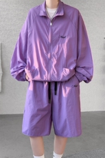 8XL-M特大码冰丝防晒服短裤套装男户外防晒衣运动外套潮TZ102P65，男装防晒衣，电商D206-1