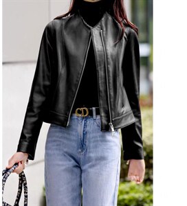 2021秋PU皮外套,其它,炫女孩