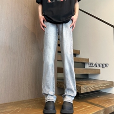 XZ616春季新款烟灰色纯版微喇弹力牛仔裤TY976特P40控78，男装牛仔裤，星座512A（原616）