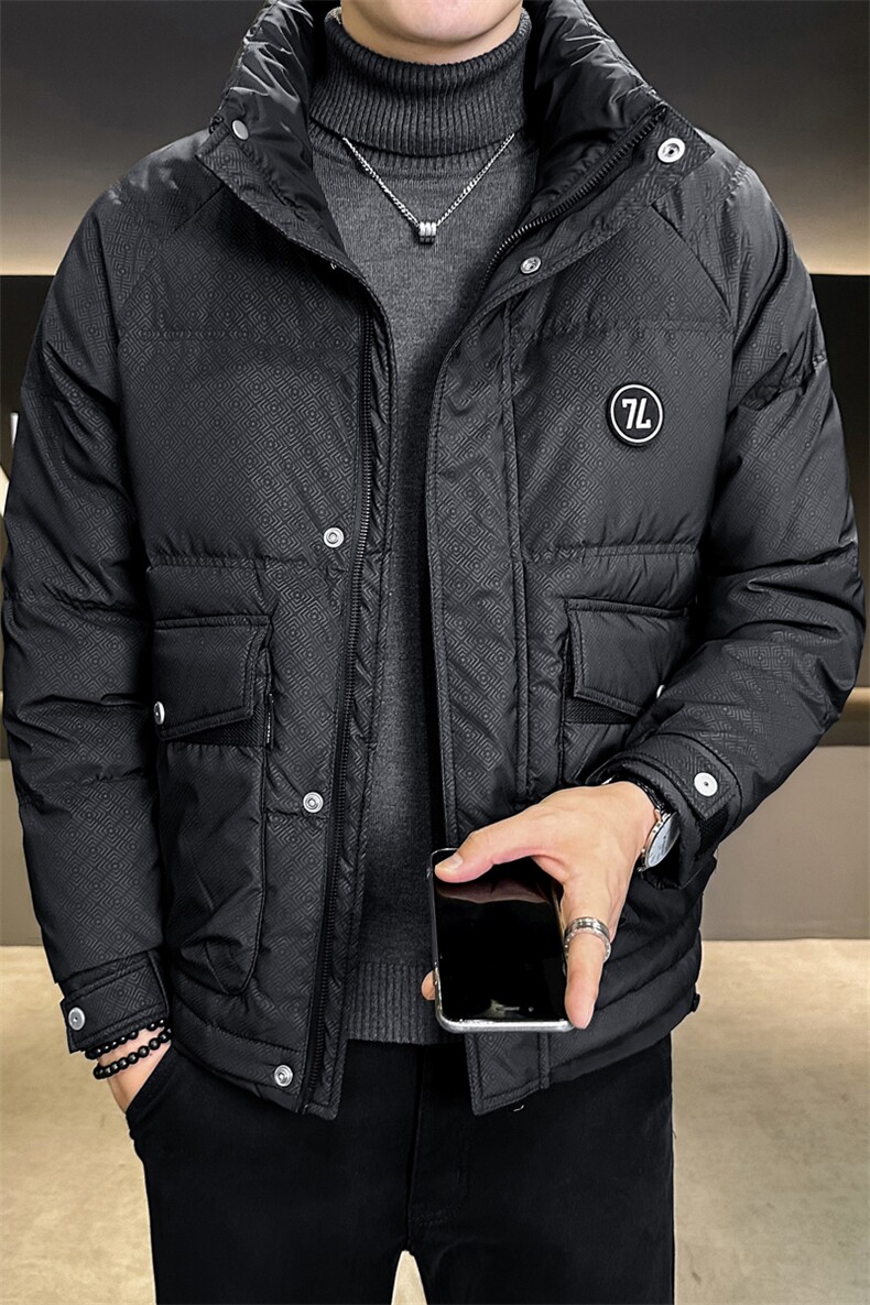 冬季店主羽绒服简约时尚保暖品质数据款简约外套男6026-P185,男装羽绒服,电商D327