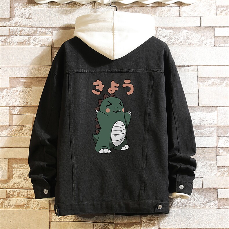 牛仔夹克男大码牛仔外套男茄克 NJ77037-P60加绒款-P75图片