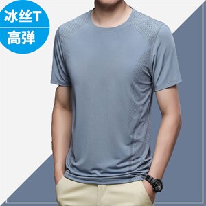 BH61432钱塘2020-2直播深度备货速干冰丝休闲运动短袖T恤P43,男装T恤,钱塘207-2