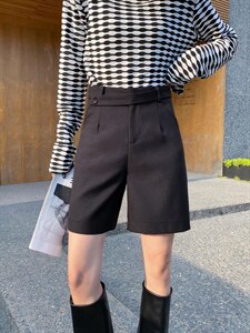 现货，2021秋装新款西装五分裤图片
