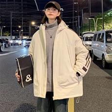 冬上新加棉时尚棉服潮中性风连帽棉衣外套男女8321-P110控价158，男装棉衣，电商A441-1