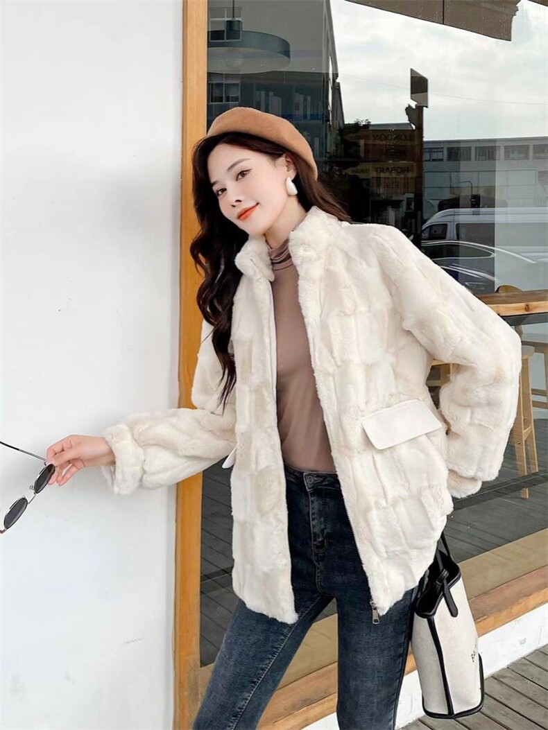 【冬季新款】貂绒贵妃貂皮毛一体韩系休闲，其它，笑思源