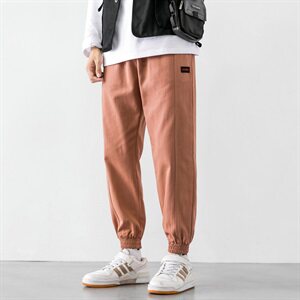 2021春秋季新款休闲裤九分束脚男裤子韩版男潮流长裤DS877T图片