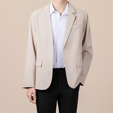 轻熟风小西装男士外套春秋季韩版潮流务休闲西服上衣W24/P60，男装西服，星座506