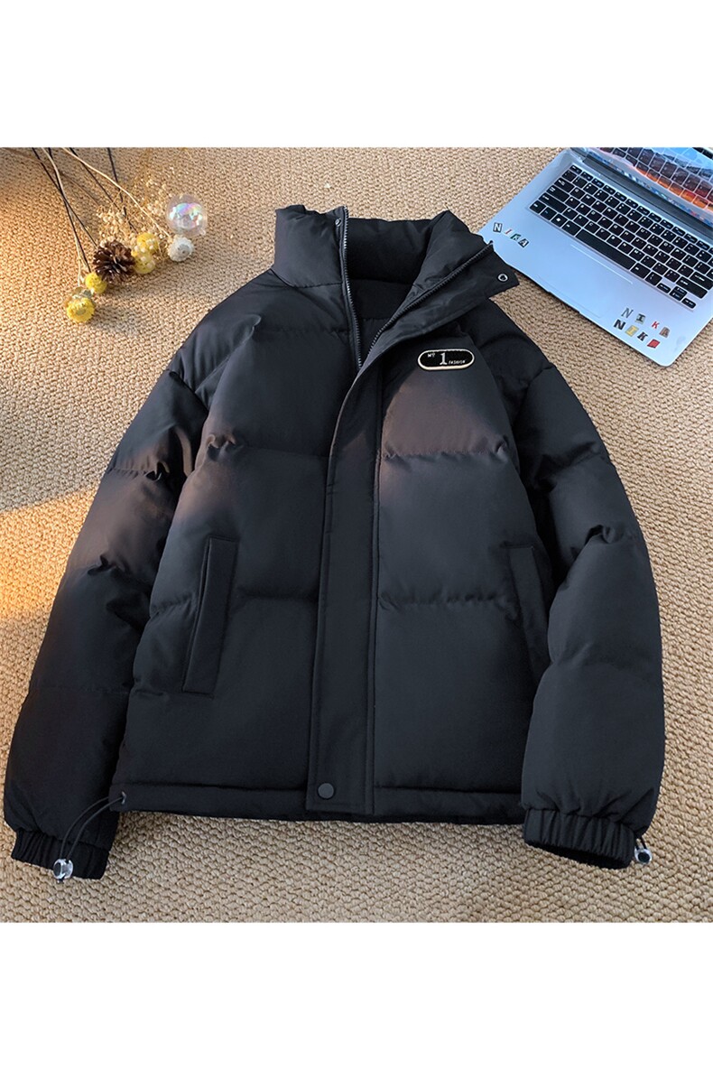 棉衣男冬季新款港风宽松羽绒棉学生立领面包服MF700-P58(现货,男装棉衣,星座214-3