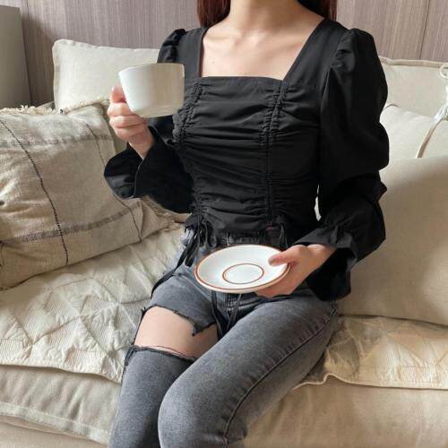 【现货】早秋新款 韩版时尚小女人上衣图片
