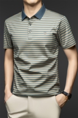 G9207春夏男士新款短袖T恤青年修身翻领体恤休闲打底衫，男装T恤，电商B360