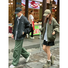 A465-P1082025冬季新款棒球棉服多乐棉男女同款港风棉衣情侣上衣，男装棉衣，星座911