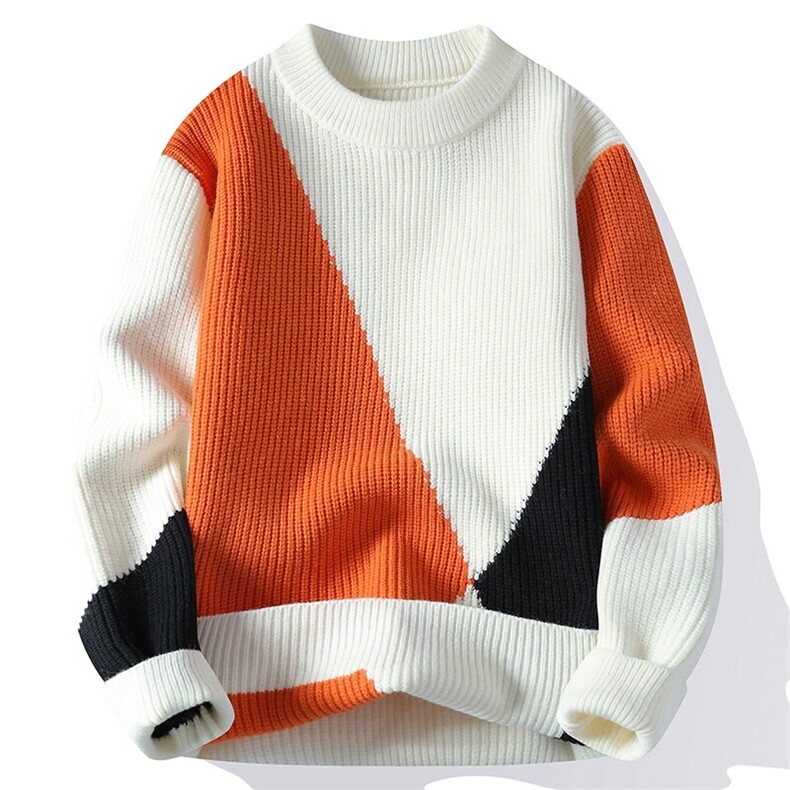 2024【新品】秋冬圆领毛衣男士针织打底衫潮流百搭-M5155-P40,男装针织衫/毛衣,星座1105