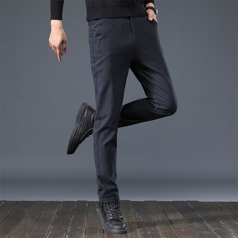 男士休闲裤子2026春秋款休闲宽松直筒男裤百搭长裤子8875-p30现货，男装休闲裤，星座224