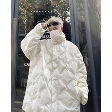 2024新款冬季韩版潮流棉衣男潮流百搭保暖棉服外套W8051-P90，男装棉衣，星座512-4