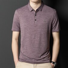 夏季新款男士翻领短袖t恤中年有领男装上衣服休闲POLO衫,男装T恤,电商B212（原钱塘6029）