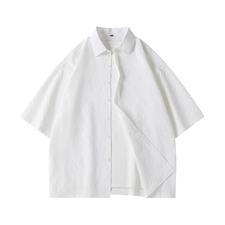纯色短袖袖衬衫深度库存当天配齐跑量款DS-C323-1-2355-TP30,男装衬衫,电商C323-1
