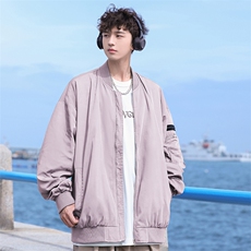新款飞行夹克男美式复古棒球服外套高街潮牌CYJK9271P-75控价109，男装夹克，电商A128