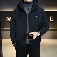 二棉B3538823P1552025黑冬季新款保暖夹克棉衣冲锋衣加厚外套，男装夹克，电商B353