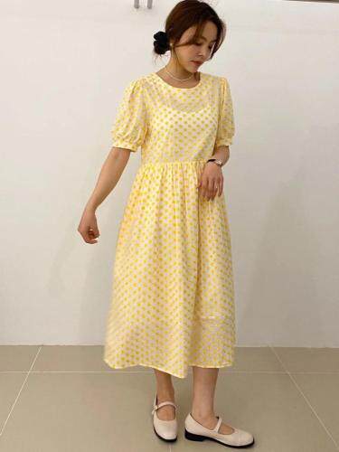 元气初夏款-小雏菊连衣裙，女装连衣裙，LUCY