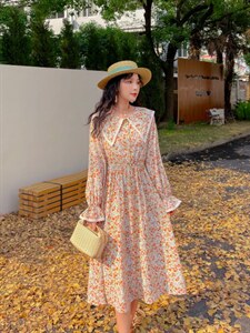 春款碎花，其它，安玖拉