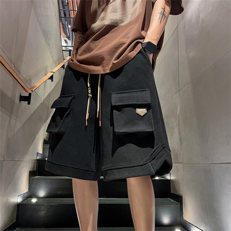 M-8XL夏季菠萝格大码工装短裤109-H10-特批35,男装牛仔裤,星座109