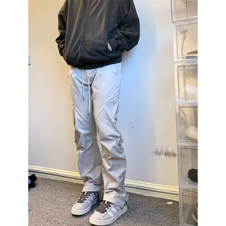1506/QCK250/P57简素Design梭织直筒束脚运动裤户外登山长裤秋冬,女装休闲裤,星座1506